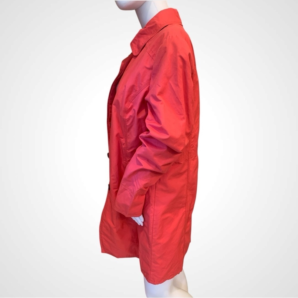 Eddie Bauer Coral Trench Coat Water-Resistant Classic - Picture 4 of 10